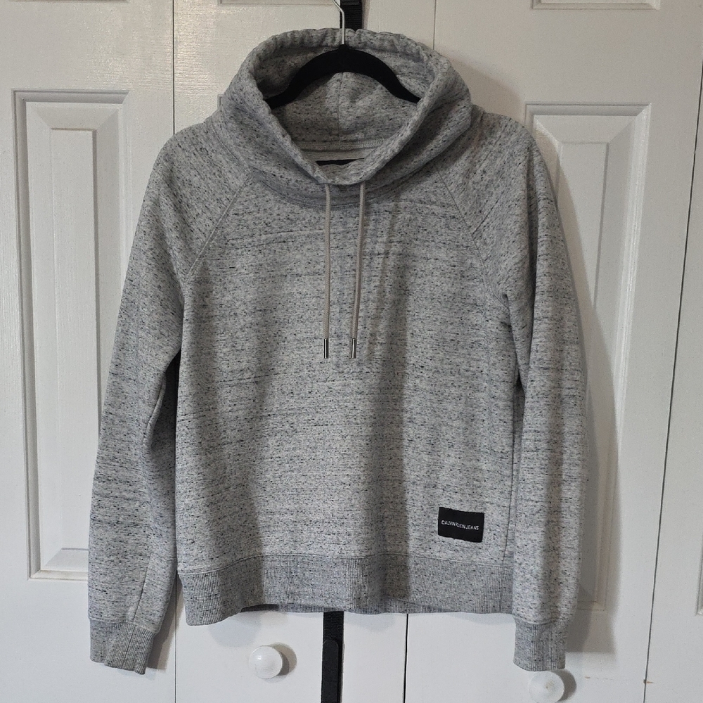 Calvin Klein Light Gray Turtleneck Sweater